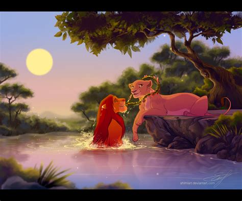 Flowers for the Queen - Simba/Nala for PhoenixHBA | Lion king pictures ...