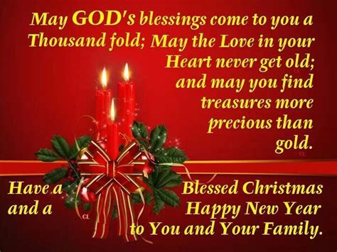 Blessed Christmas, Happy New Year To You And Your Family Pictures ...