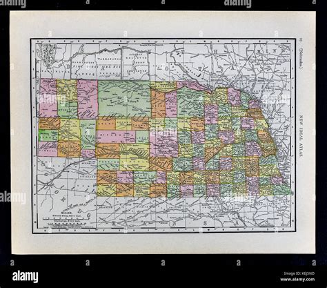 Map of bridgeport nebraska hi-res stock photography and images - Alamy