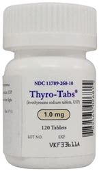 Thyro-tabs for Hypothyroidism in Dogs 1.0mg, 120 Tablets