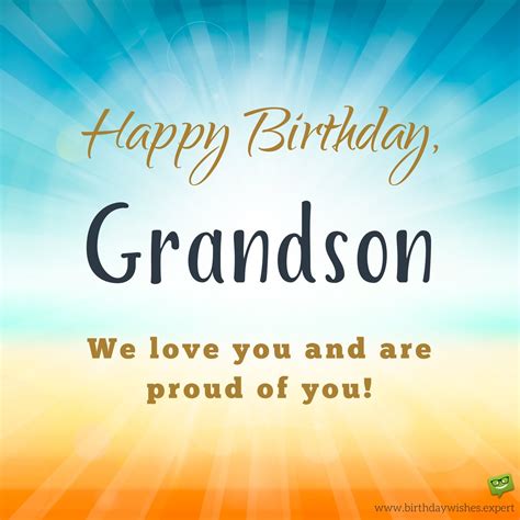 Free Printable Grandson Birthday Cards - Printable Templates