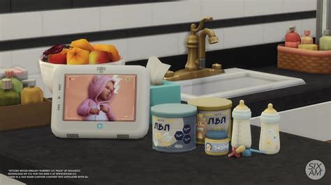 Stylish-Wood Dreamy Nursery (CC Pack for The Sims 4) - Sixam CC