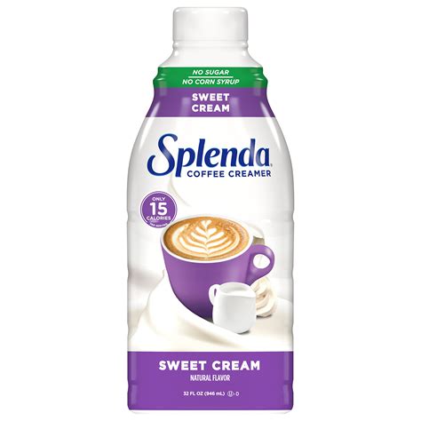 Buy SPLENDASugar Free Sweet Cream Coffee Creamer, 32 Fl Oz Online at ...