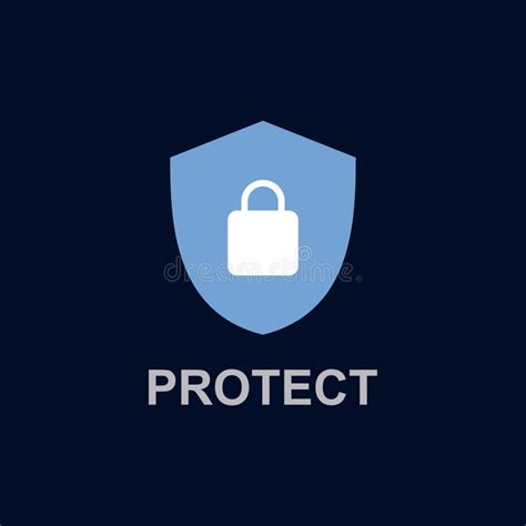 Protect Logo Vector Template Design Illustration Stock Vector ...