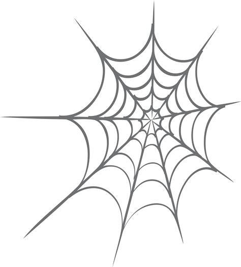 Spider web Web design Clip art - Simple black spider web png download ...