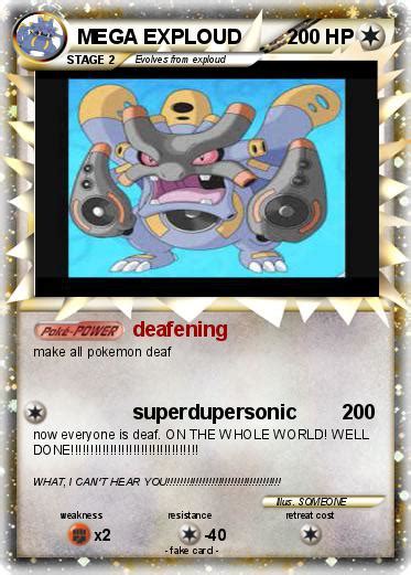 Pokémon MEGA EXPLOUD 1 1 - deafening - My Pokemon Card