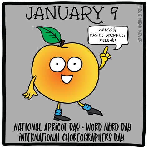 January 9 (every year): National Apricot Day, Word Nerd Day ...