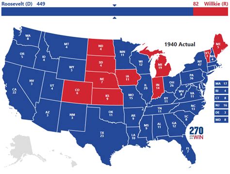 Presidential Election of 1940 - 270toWin