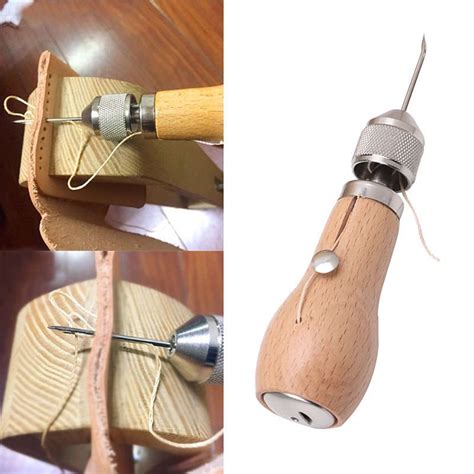 Leather Sail Tent Canvas Hand Stitching Sewing Tools Waxed Thread Awl ...