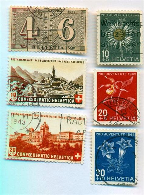 Switzerland. Postal stamps طوابع بريدية | Post stamp, Postal stamps ...