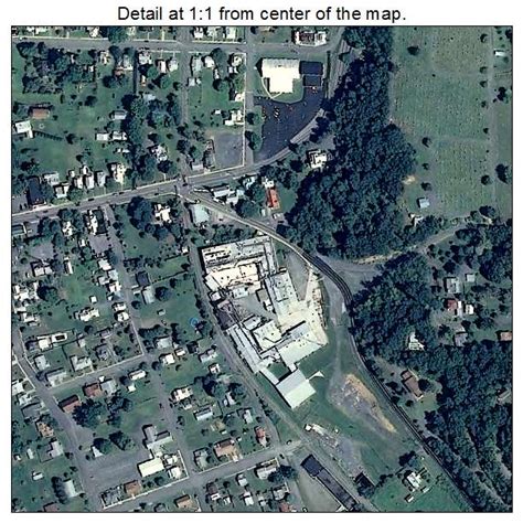 Aerial Photography Map of Moorefield, WV West Virginia