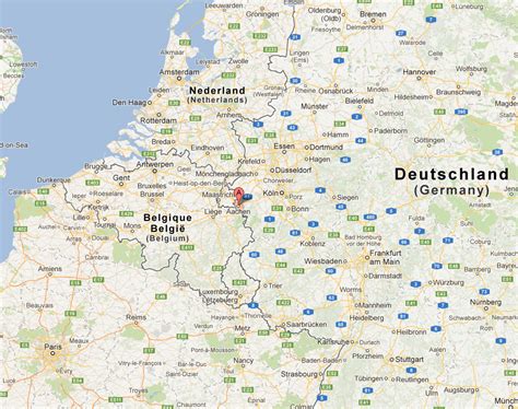 Aachen Map - Germany