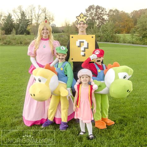 Super Mario Family Costume Theme The Mom Creative, 48% OFF