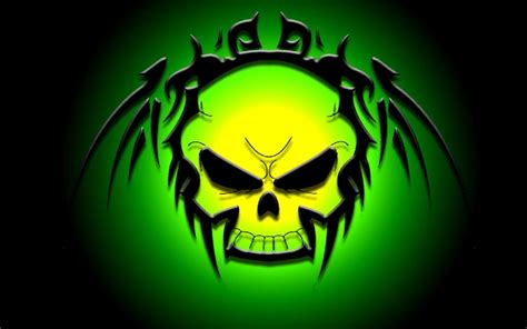 Green Skull Wallpaper (53+ images)