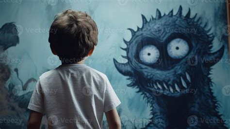 Facing Fears, Brave Kid Confronts Nightmares and Imaginary Monsters ...