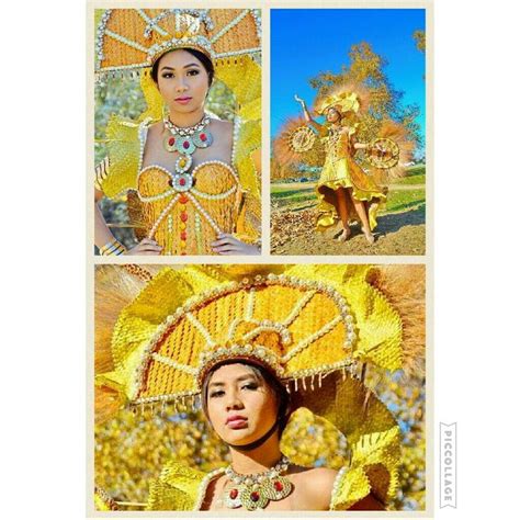 A modern interpretation if Ati atihan festival costume known as the ...