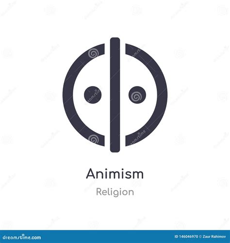 Animism Icon. Isolated Animism Icon Vector Illustration from Religion ...