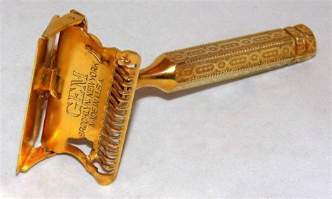 Vintage Gem Single Edge Safety Razor, 1912 Patented Frame, Made In USA ...