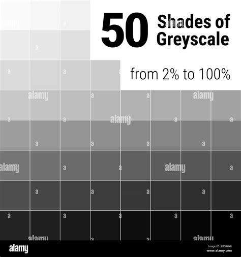 50 shades of grey Black and White Stock Photos & Images - Alamy