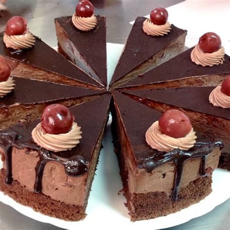 Chocolate Cake With Tart Cherries