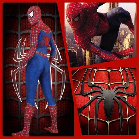 Kids Original Spider-man Suit Cosplay Costume Detached Mask | Etsy