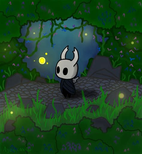 The Knight exploring Greenpath : r/HollowKnight