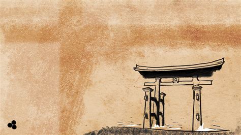 Traditional Japanese Painting Wallpaper