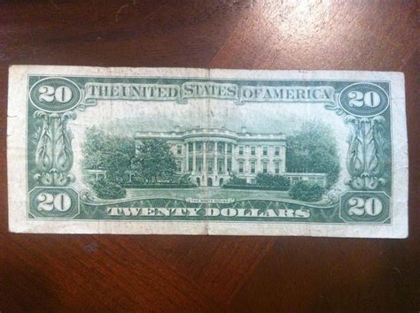 1950 $20 TWENTY DOLLAR BILL C. DOUGLAS DILLON RARE OLD PAPER MONEY U.S ...