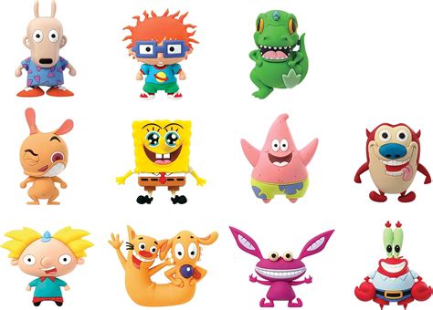 Nickelodeon 63230 Classics 3D Foam Collectible Blind Bags, Multi ...