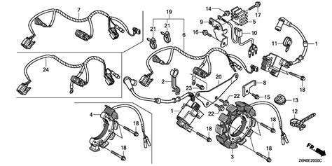 Parts for Engines GX GX630 GX630 QKW1 GCBBK-1000001-9999999 IGNITION ...