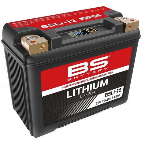 Batterie BS Battery Lithium Ion BSLi-12 (YTX30L-BS/YB30L-B/52515/53030 ...