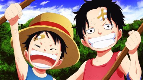 Anime One Piece Monkey D. Luffy Portgas D. Ace Fondo de Pantalla ...