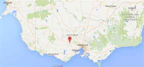 Where is Ballarat on map Victoria