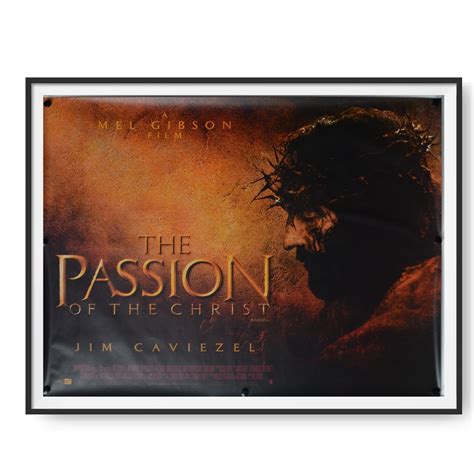 The Passion of the Christ (2004) Original UK Quad Poster - Cinema ...