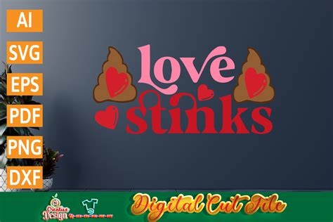 Love Stinks Valentine SVG Graphic by Creative Design · Creative Fabrica