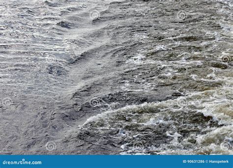 Turbulent river water stock photo. Image of splash, river - 90631286