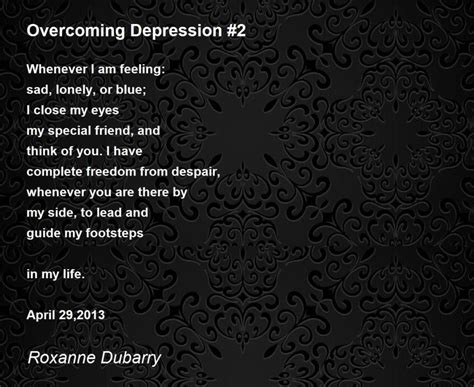 Best poems about overcoming depression