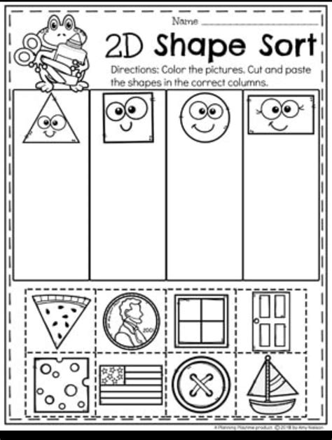 Shapes Worksheets For Kindergarten - Worksheet24