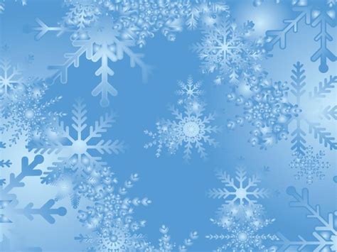 Snowflakes Photo Backgrounds for Powerpoint Templates - PPT Backgrounds