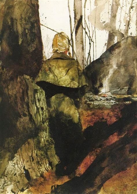 Andrew Wyeth, Campfire (Helga series), 1982 Andrew Wyeth Paintings ...