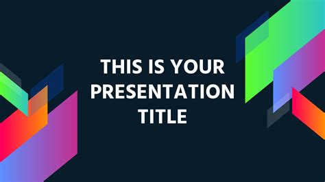 Colorful Geometric. Free PPT & Google Slides Template — SlidesCarnival