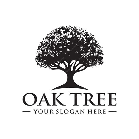 Premium Vector | Oak tree logo