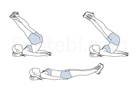 Reverse Crunch Twist | Illustrated Exercise Guide