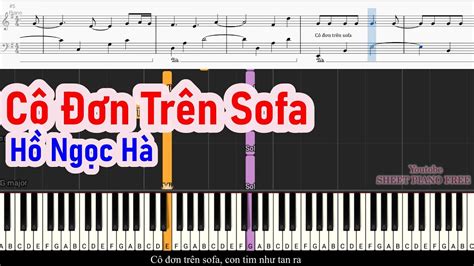 Cô Đơn Trên Sofa - Hồ Ngọc Hà | Sheet Free - YouTube