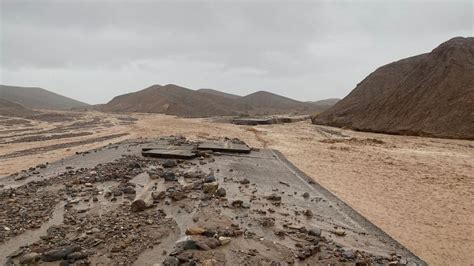 Death Valley route buried in floods closed for another week