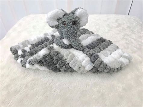 Grey and White Elephant Comforter - Etsy