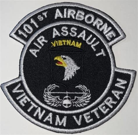 US Army 101st Airborne Division Air Assault Vietnam Veteran Patch ...