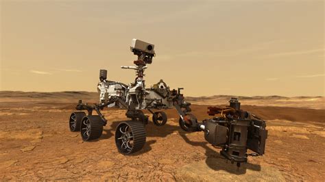 Robot Nasa Mars Rover Perseverance Landing