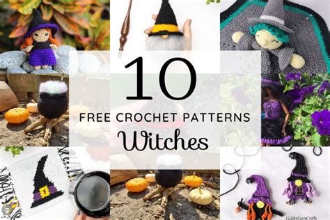 10 Free Crochet Witch Patterns - Hookfully