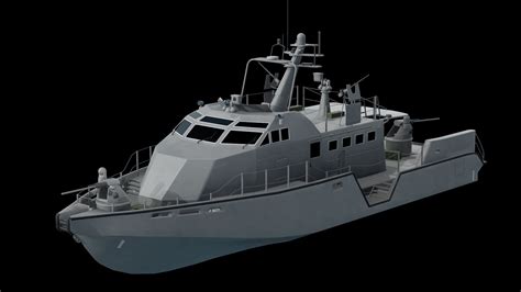 Mark VI Patrol Boat 3D Model $119 - .3ds .dae .fbx .obj .stl .blend ...